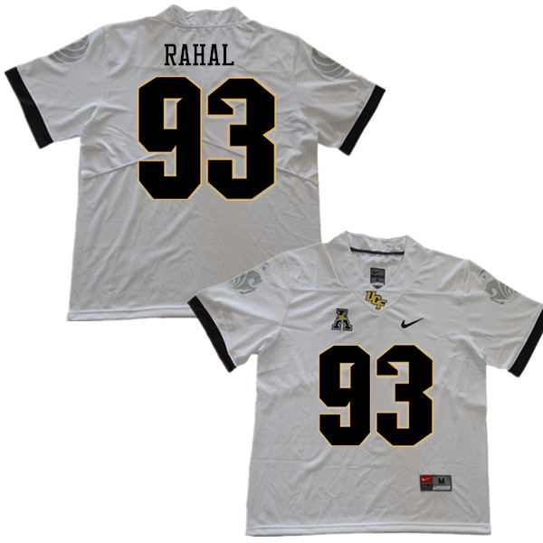 Men #93 Joe Rahal UCF Knights College Football Jerseys Sale-White